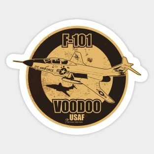 F-101 Voodoo (distressed) Sticker